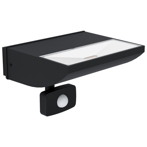 Eglo Lighting Sorronaro Black with Sensor IP44 LED Upward Wall Light