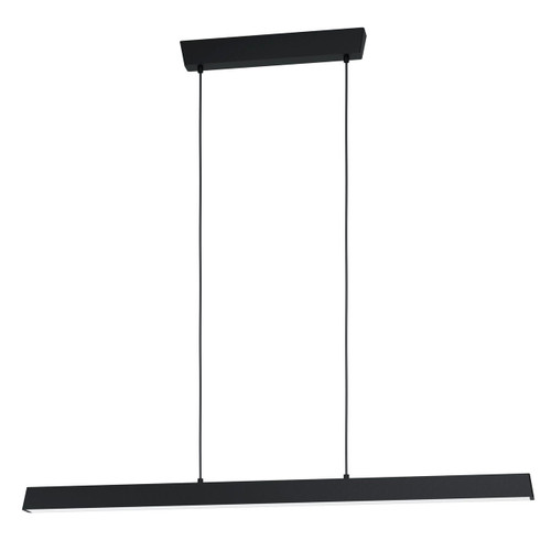 Eglo Lighting Simolaris-Z Black with Opal and Remote Control Colour Changing 120cm IP44 LED Bar Pendant Light