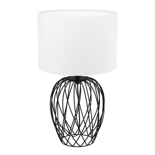 Eglo Lighting Nimlet Black Wire with White Shade Table Lamp