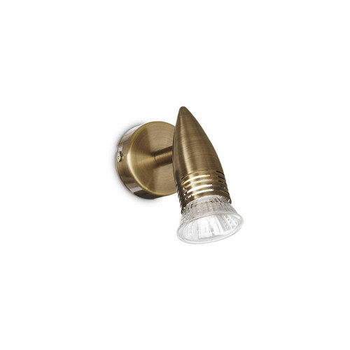 Ideal-Lux Alfa AP1 Antique Brass Adjustable Spotlight