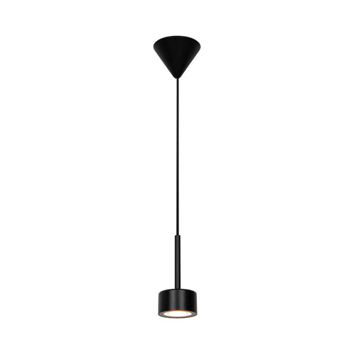 Nordlux Clyde Black with Round Diffuser LED Pendant Light