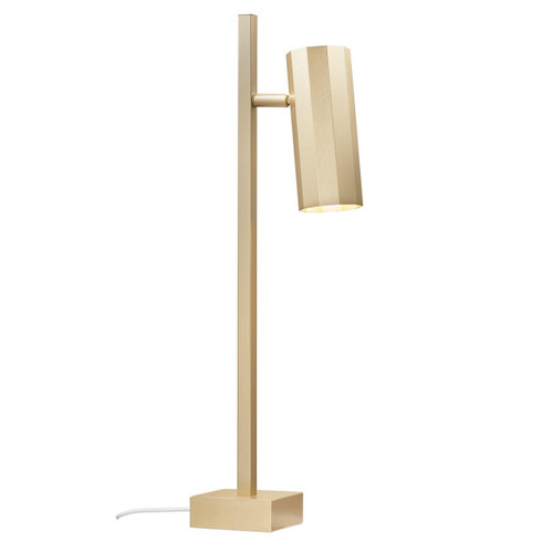 Nordlux Alanis Satin Brass with Adjustable Spotlight Table Lamp