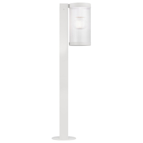 Nordlux Coupar White with Cylindrical Diffuser IP54 Bollard