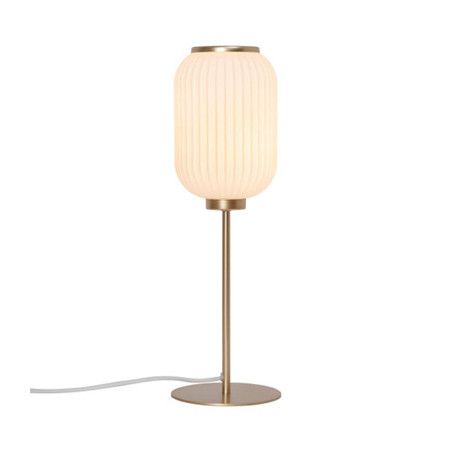 Nordlux Milford Brushed Brass with Opal Diffuser Table Lamp