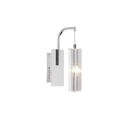 Galileo 1 Light Polished Chrome LED Wall Light