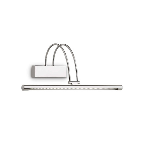 Ideal-Lux Bow AP Chrome with Adjustable 46cm LED Picture Light 