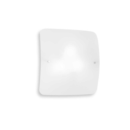 Ideal-Lux Celine PL2 2 Light White Square Wall Light 