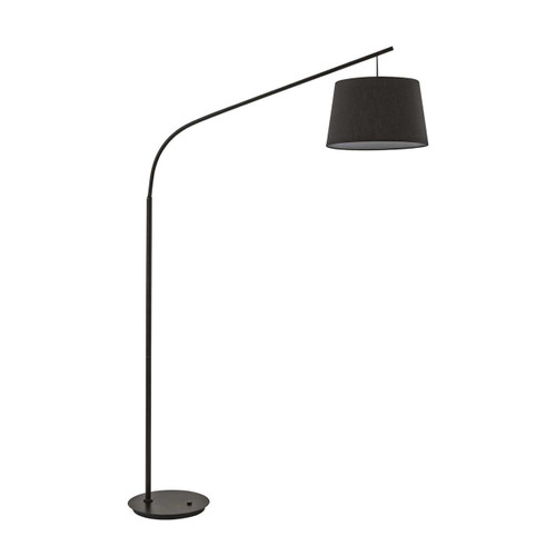 Ideal-Lux Daddy PT1 Black Shade Floor Lamp 