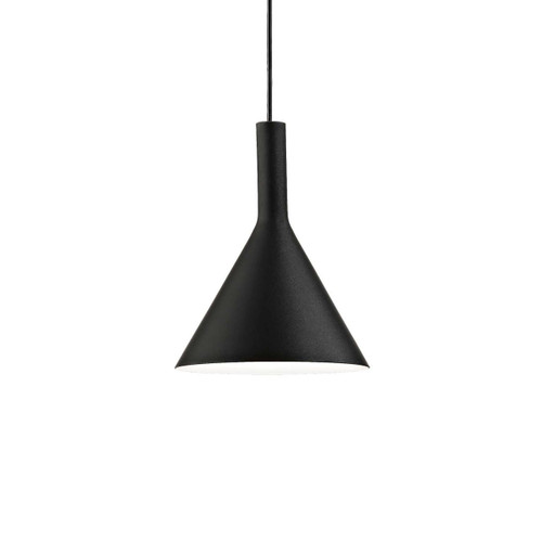 Ideal-Lux Cocktail SP1 Black Shade 20cm Pendant Light 