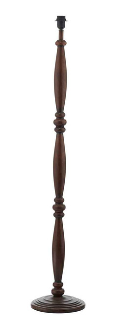 Hayward Dark Wood Effect Floor Lamp Base Only