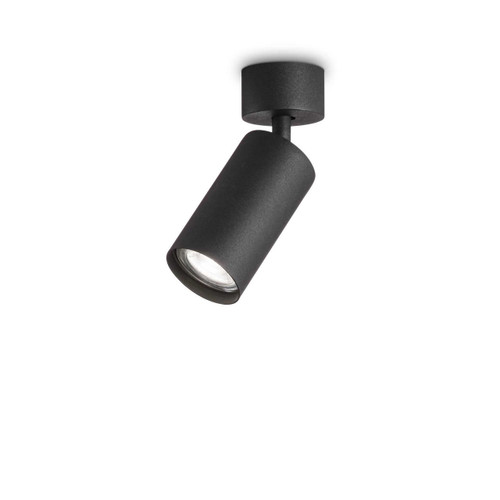 Ideal-Lux Dynamite PL1 Black Adjustable Tube Ceiling Spotlight 