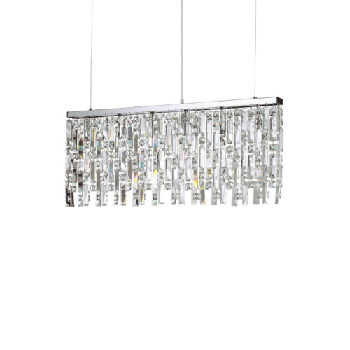 Ideal-Lux Elisir SP6 6 Light Chrome with Clear Crystal Pendant Light 