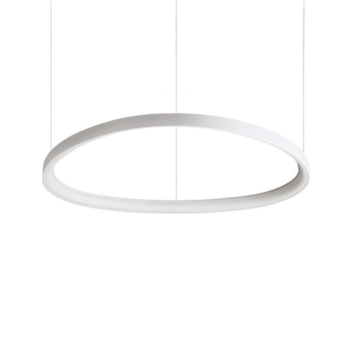 Ideal-Lux Gemini SP White with Opal Acrylic Diffuser 81cm LED Pendant Light 