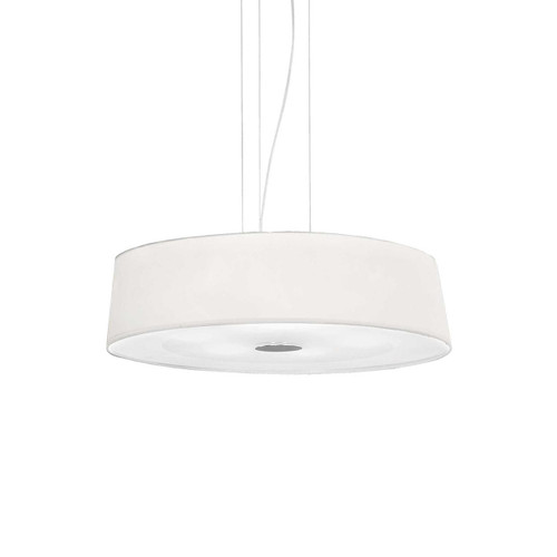 Ideal-Lux Hilton SP4 4 Light White Shaded Pendant Light 