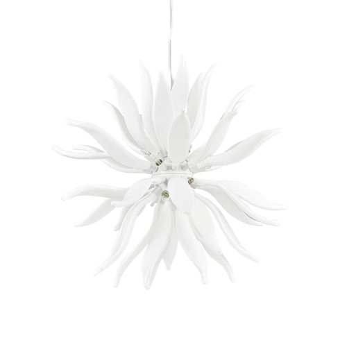 Ideal-Lux Leaves SP12 12 Light White Pendant Light 