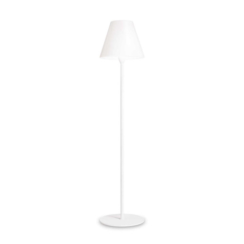 Ideal-Lux Itaca PT1 White with Acrylic Shade IP44 Floor Lamp 