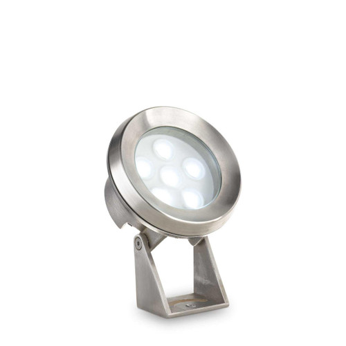 Ideal-Lux Krypton PR Brushed Steel 3000K IP65 Spotlight 