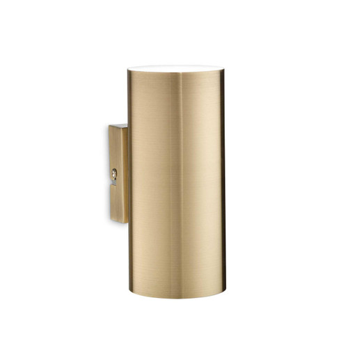 Ideal-Lux Look AP2 2 Light Antique Brass Up and Down Wall Light 