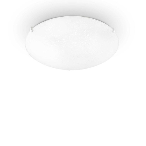 Ideal-Lux Lana PL3 3 Light White with Sandblast Flush Ceiling Light 