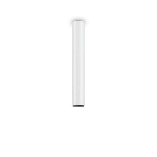 Ideal-Lux Look PL1 White Tube 40cm Ceiling Spotlight 