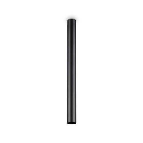 Ideal-Lux Look PL1 Black Tube 75cm Ceiling Spotlight 