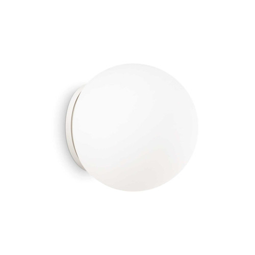 Ideal-Lux Mapa AP1 White Sphere 30cm Wall Light 