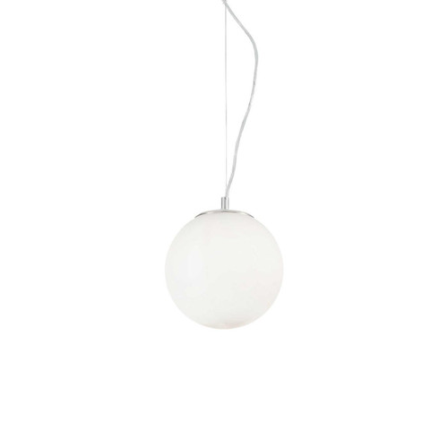 Ideal-Lux Mapa SP1 White Sphere 20cm Pendant Light 