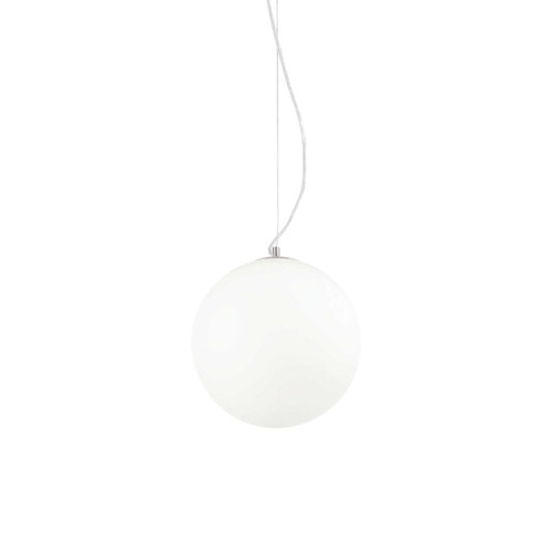 Ideal-Lux Mapa SP1 White  Sphere 30cm Pendant Light 