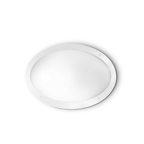 Ideal-Lux Maddi AP1 White Resin IP66 Wall Light 