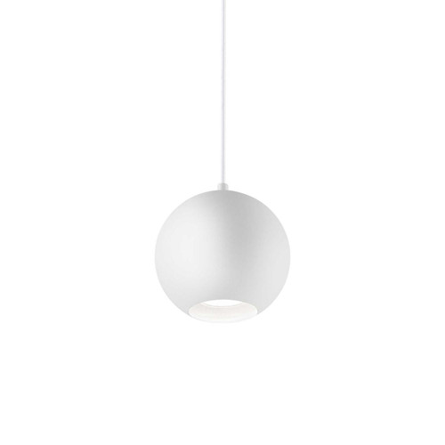 Ideal-Lux Mr Jack SP1 White Sphere 15cm Pendant Light 