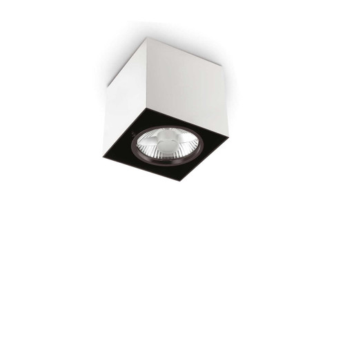 Ideal-Lux Mood PL1 Black Square Adjustable 9cm Surface Downlight 