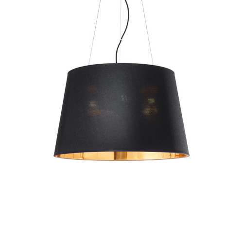 Ideal-Lux Nordik SP6 6 Light Matt Black Shaded Pendant Light 