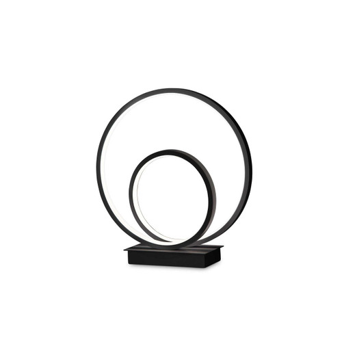 Ideal-Lux Oz TL Black Spiral LED Table Lamp 