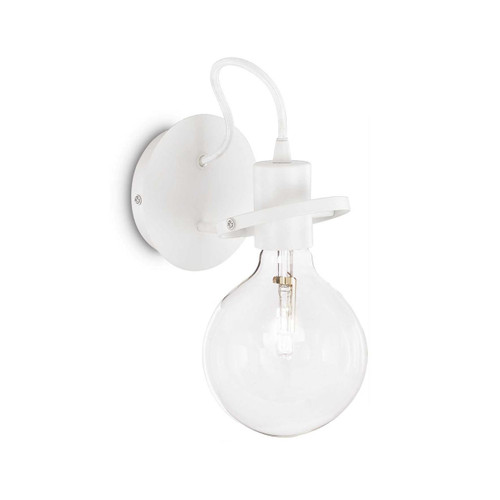Ideal-Lux Radio AP1 White Adjustable Diffuser Wall Light 