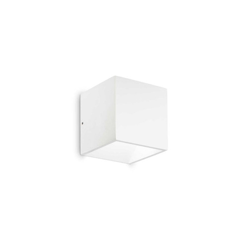 Ideal-Lux Rubik AP1 White Cube Up and Down 3000K 7cm LED Wall Light 