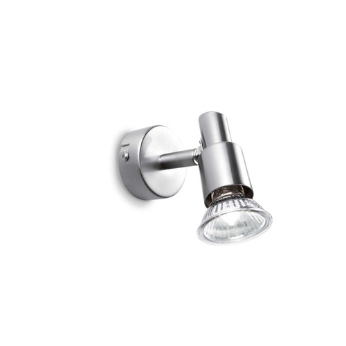 Ideal-Lux Slem AP1 Satin Nickel Adjustable Wall Spotlight 