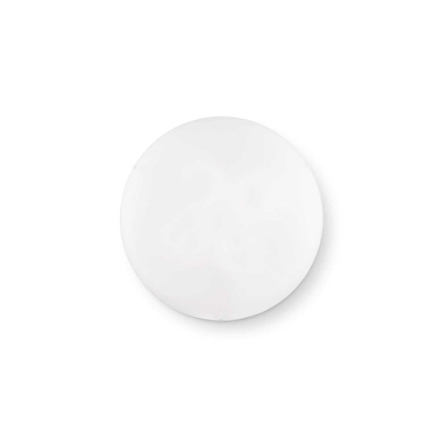 Ideal-Lux Simply PL4 4 Light White Frosted Diffuser Semi-Flush Ceiling Light 