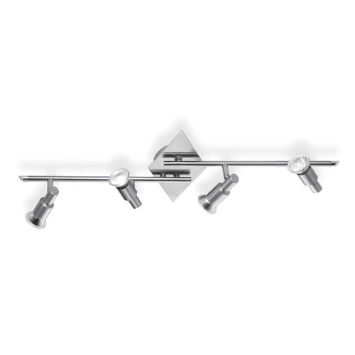 Ideal-Lux Slem PL4 4 Light Satin Nickel Adjustable Ceiling Spotlight 