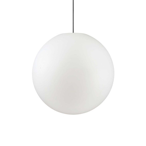 Ideal-Lux Sole SP1 White Opal Acrylic Diffuser 50cm IP44 Pendant Light 