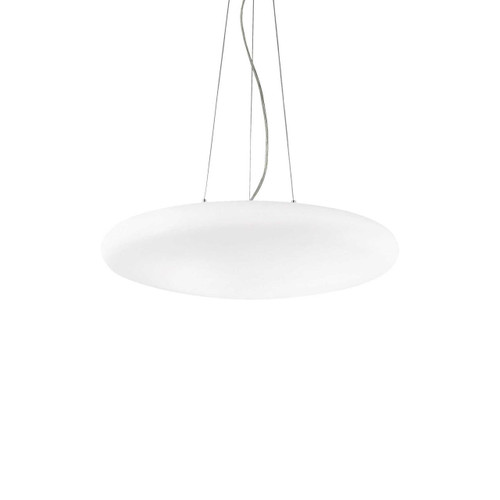 Ideal-Lux Smarties SP3 3 Light White with Opal Diffuser 40cm Pendant Light 