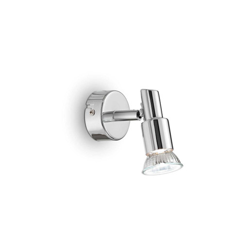 Ideal-Lux Slem AP1 Chrome Adjustable Wall Spotlight 