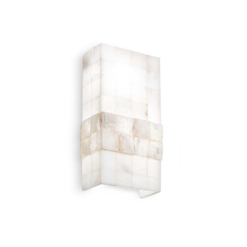 Ideal-Lux Stones AP2 2 Light Alabaster Wall Light 