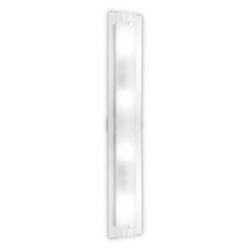 Ideal-Lux Tudor AP4 4 Light Transparent Glass Diffuser Wall Light 