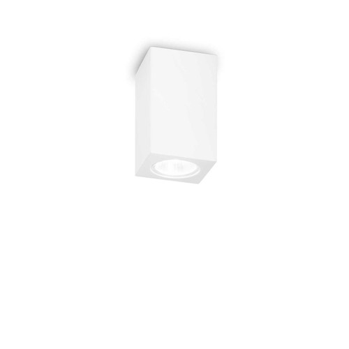 Ideal-Lux Tower PL1 White Square Surface Ceiling Light 
