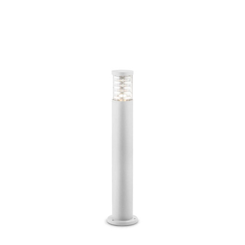 Ideal-Lux Tronco PT1 White with Glass Diffuser 80cm IP44 Bollard 