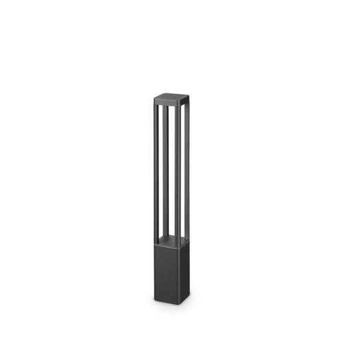 Ideal-Lux Tifone PT Anthracite with Clear Glass Diffuser 65cm IP65 LED Bollard 