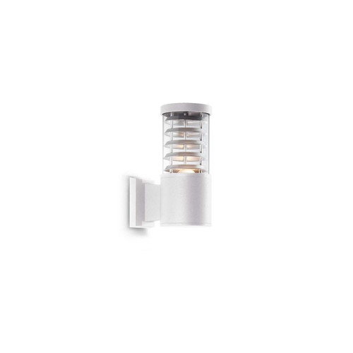 Ideal-Lux Tronco AP1 White with Glass Diffuser IP44 Wall Light 