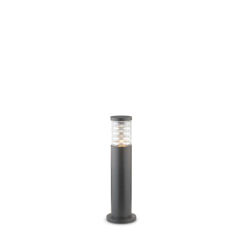 Ideal-Lux Tronco PT1 Anthracite with Glass Diffuser 40cm IP44 Bollard 