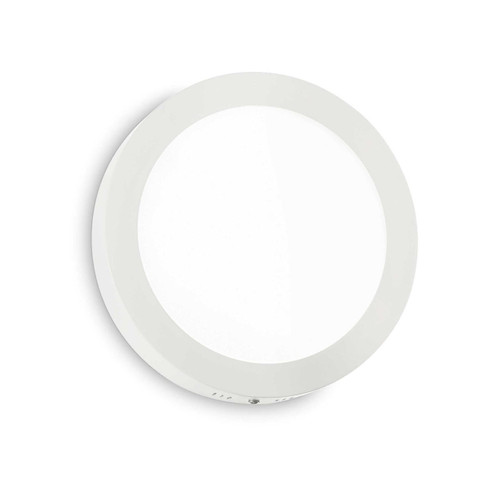 Ideal-Lux Universal PL White Round with Acrylic Diffuser 40cm Ceiling or Wall Light 