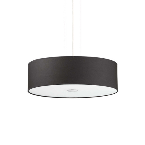 Ideal-Lux Woody SP5 5 Light Black Shaded Pendant Light 